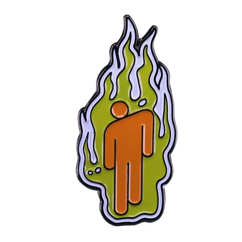 روك باند التلبيب دبابيس الموسيقى الفنون أنيمي شارة ظهره الجينز المينا بروش دبوس الرجال النساء مجوهرات الأزياء هدايا شارات الكرتون #6