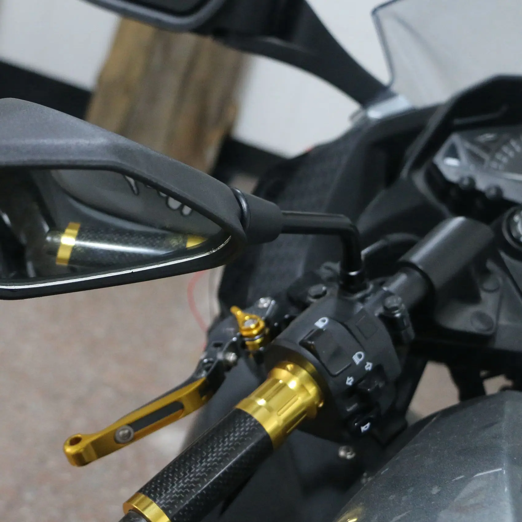 

Trending Pair Motorcycle Mirror Extender Risers Universal Handlebar Mount Rearview Mirror Spacers Adapter M10