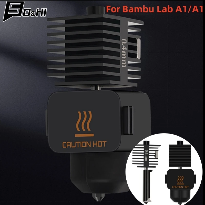 

Комплект Hotend для Bambulab A1 Mini Nozzle для Bambulab A1 Hotend Bambu Nozzle Bamboo Lab A1 Mini 3d Printer Nozzle Kit 0,4/0,6 мм