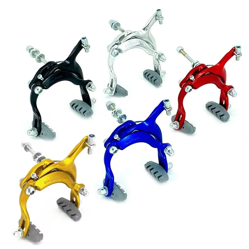 Bicicleta de Carretera con Frenos de Caliper DIA-COMPE C BYA412, Bicicleta Plegable Retro Urbana con Doble Pivote de 61-79 mm de Aleación de Aluminio