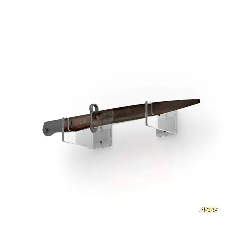 มีดอะคริลิคขาตั้งจอแสดงผลใบมีดมีดคอลเลกชันขาตั้งผู้ถือมีดเดี่ยว Rustic Cabin Home Decor