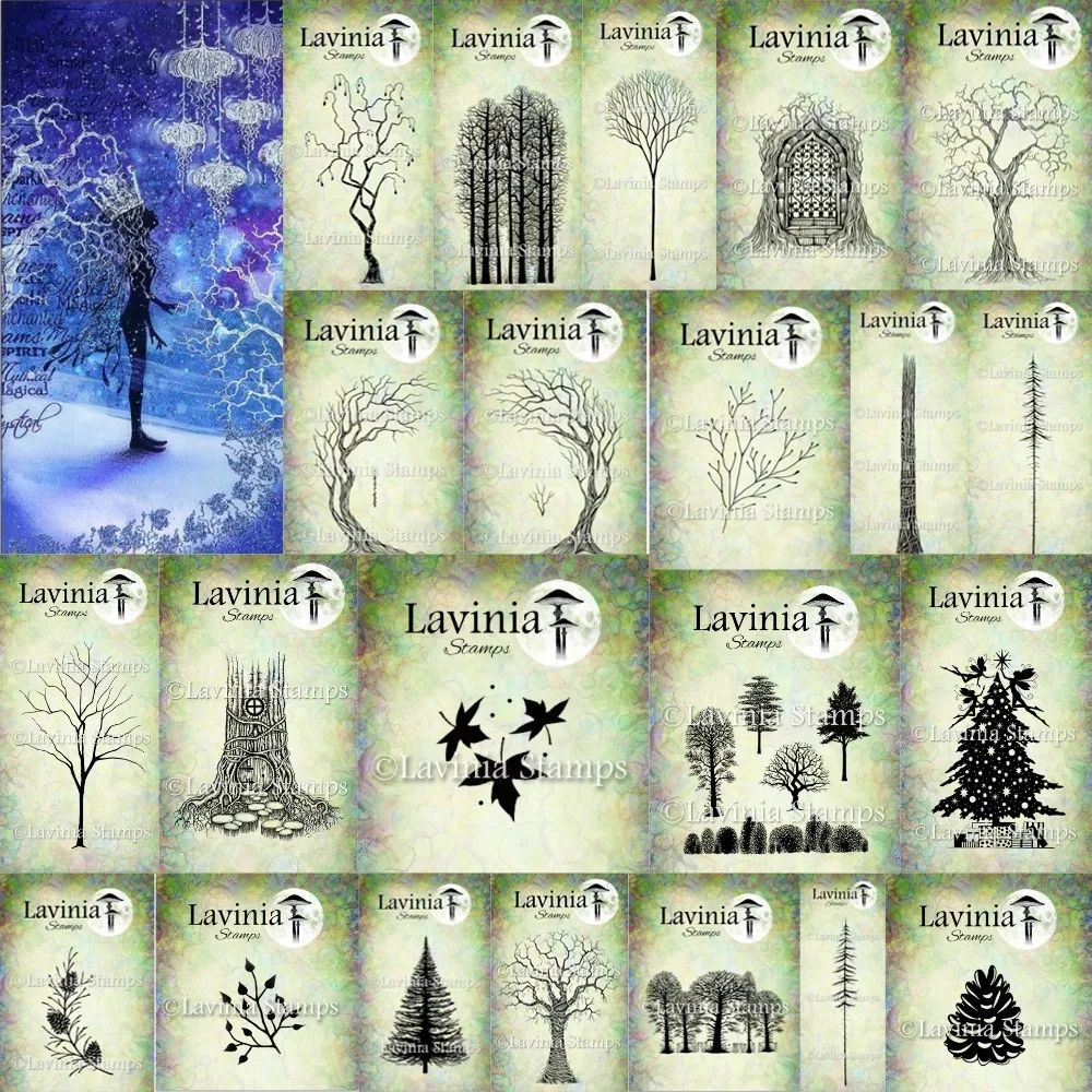 

Maple leaves and dead branches metal cut dice and clear stamps scrapbooking to make paper engraving frames card craft set