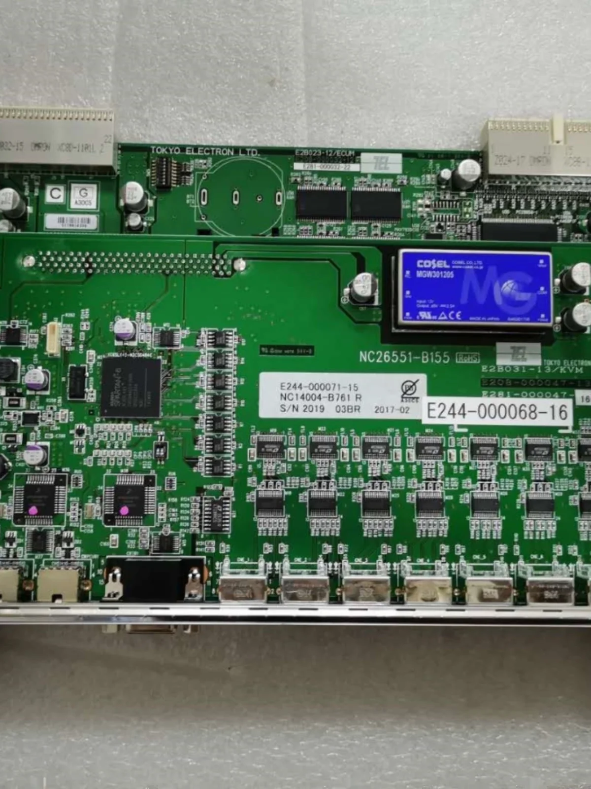 TEL Control Board E28023-12/ECA E244-000071-15 NC26551-B155 E281