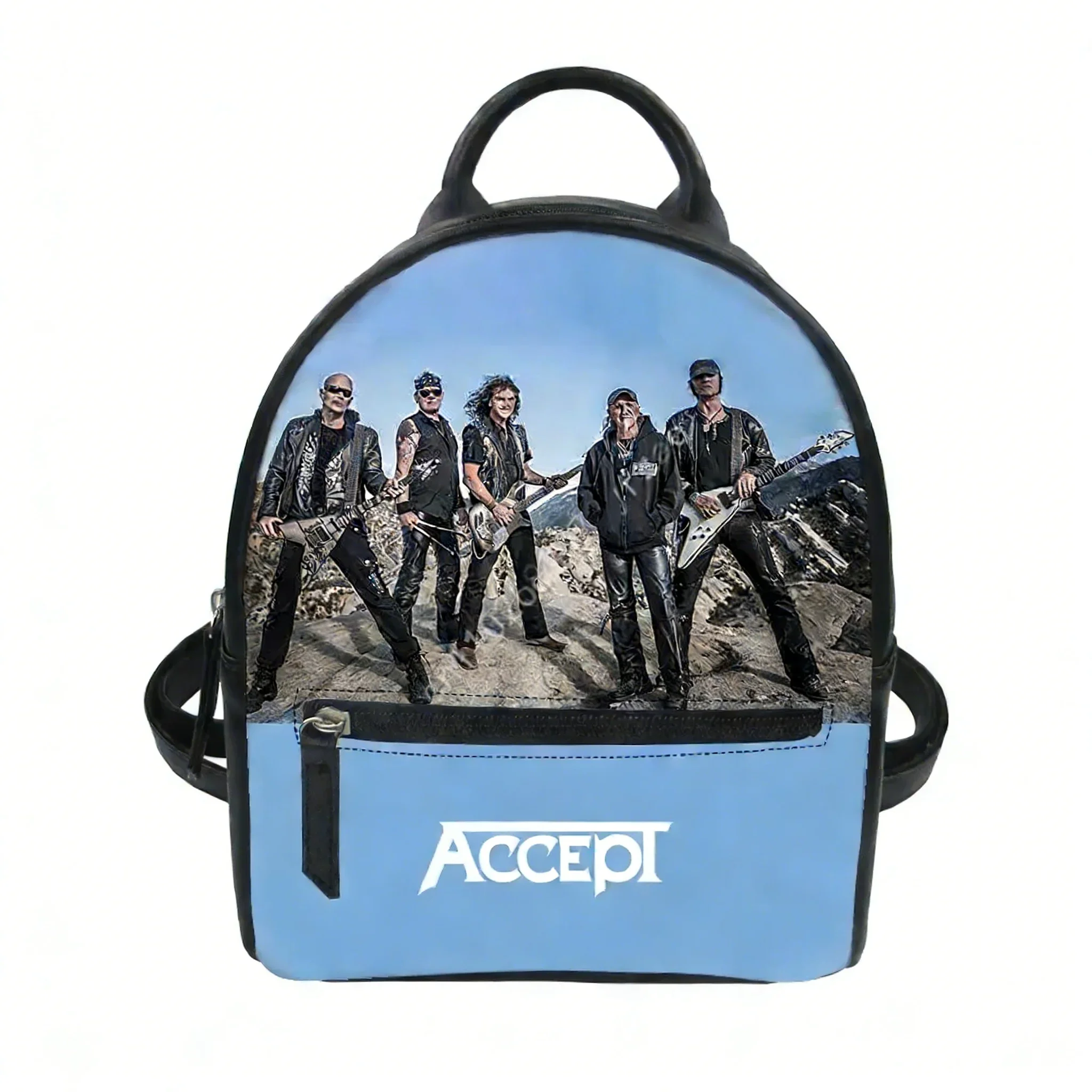 

Accept Band Backpack Purse Women Child Schoolbags Personalized Double Shoulder Bag High Quality Daypack Travel Customized Bag