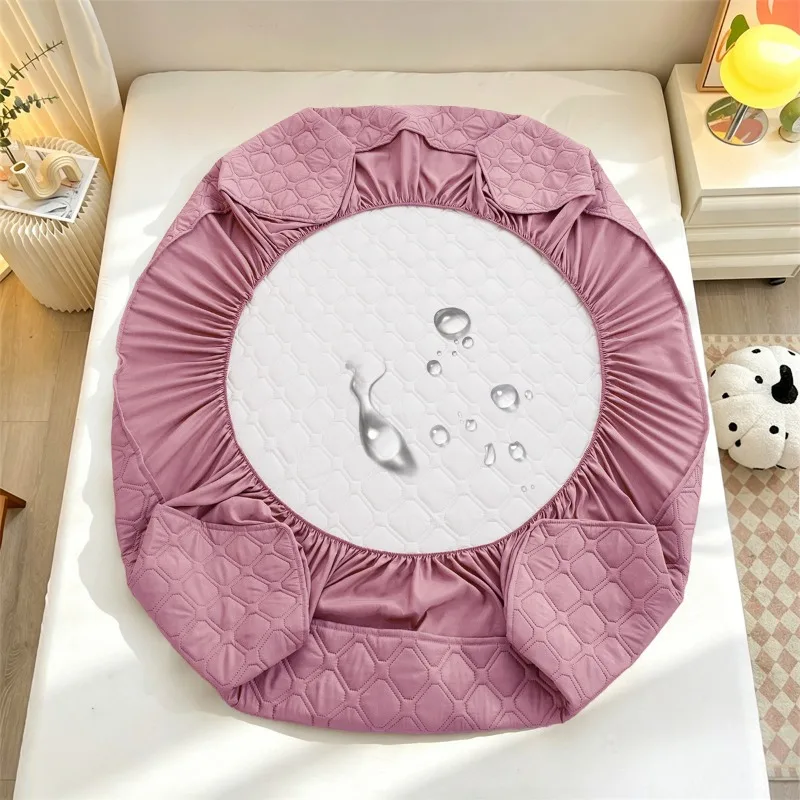 1 Waterproof Bed Sheet with Insulation Pet Diapering Mattress Cover and Dust-Proof Bedding Cover