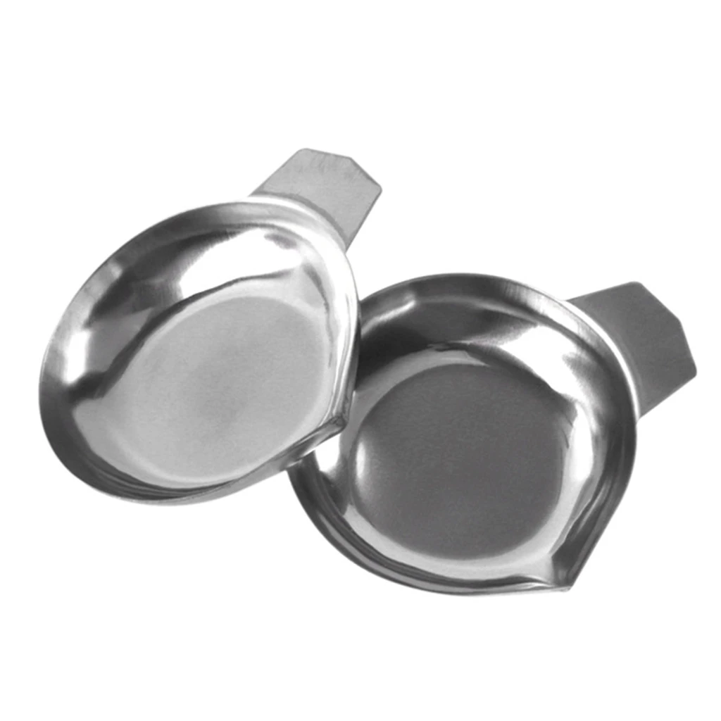 1pcs/2pc Precise Stainless Steel Weighing Bowls for Food Kitchen Perfect for Home Bakery and Fruit Shops Culinary Scientific Use