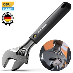 Deli verstellbarer Schraubens chl üssel mehrfarbig 1 Stück 8 ''House hol multifunktion aler gummierter rutsch fester Griff Elektriker Reparatur Hands chl üssel