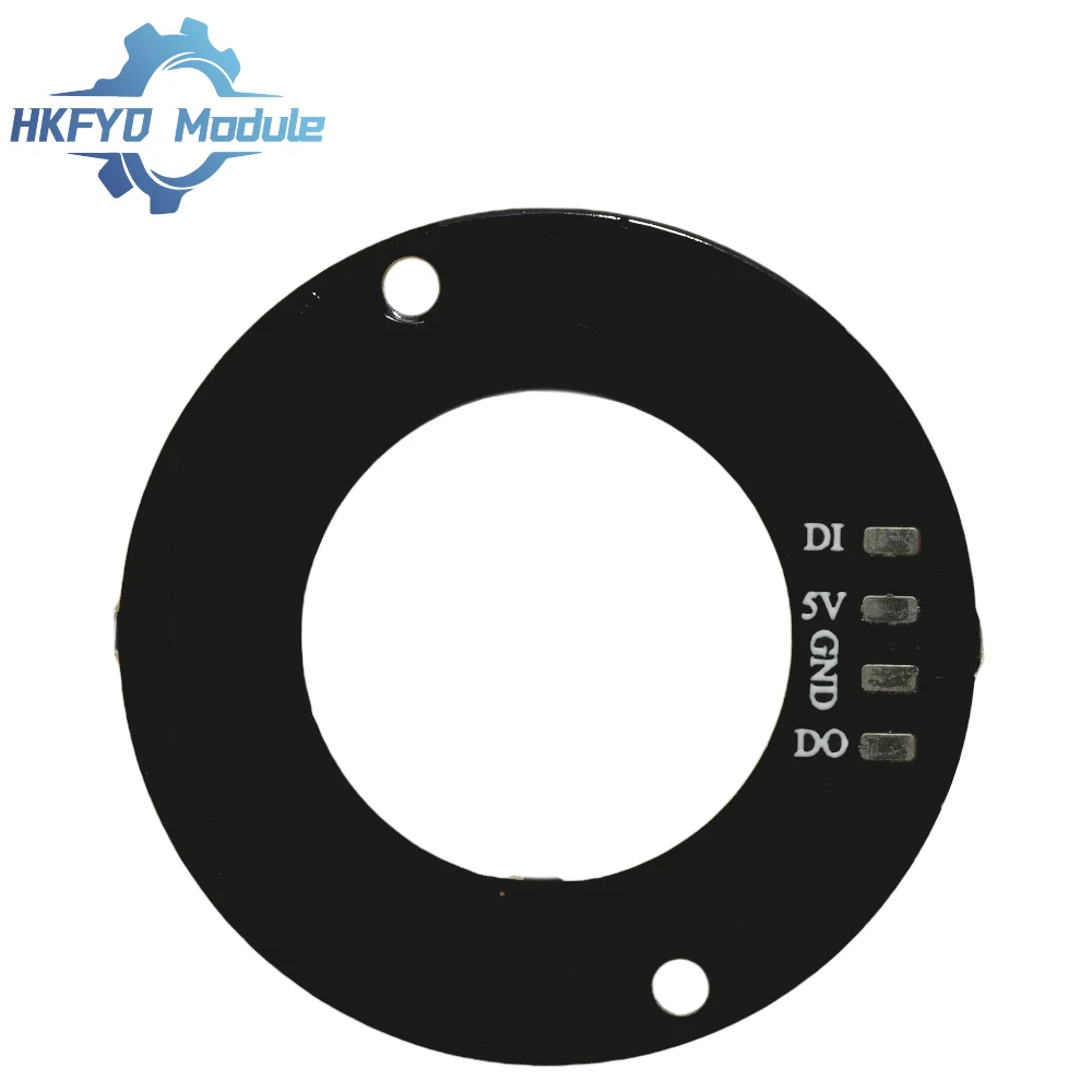 1-50PCS 8-Bit WS2812 RGB LED Ring Module Full-Color Lamp Board with Integrated for Arduino