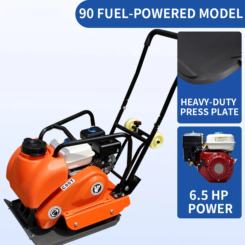Fuel Powered Vibratory Compactor Mini Road Surface Impact Compactor For Asphalt Paver
