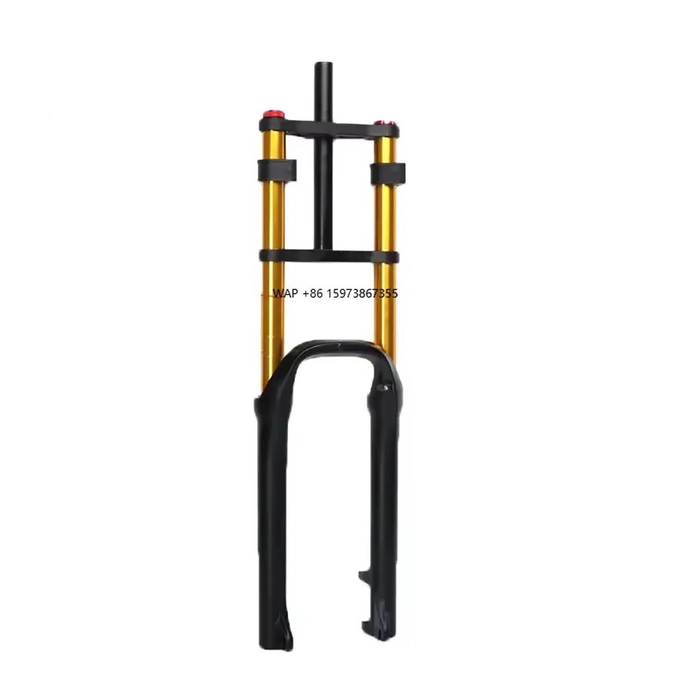 

Mountain Bike Downhill Double Crown Air Pressure Fork 26/27. 5 Shock Absorber Fork with Damping Front Fork