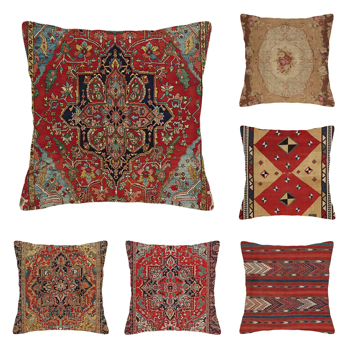 

Home living room modern decoration cushion decoration pillow cover 45*45 40x40cm 60x60cm 45x45cm Persian pattern 50x50cm boho