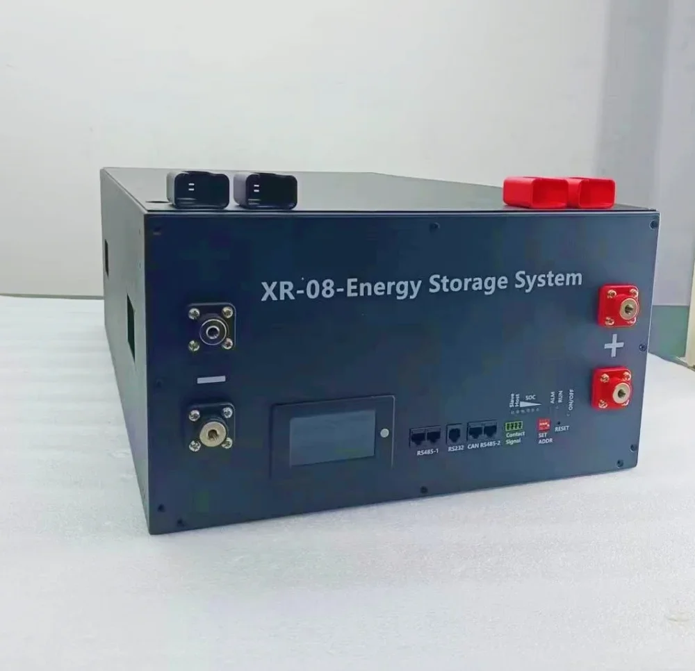 

XR08 48V280AH 15KW Solar Home Energy Storage LiFePO4 Battery Case Bank Box DIY Kit for JK Inverter BMS 3.2LCD 280AH 302AH