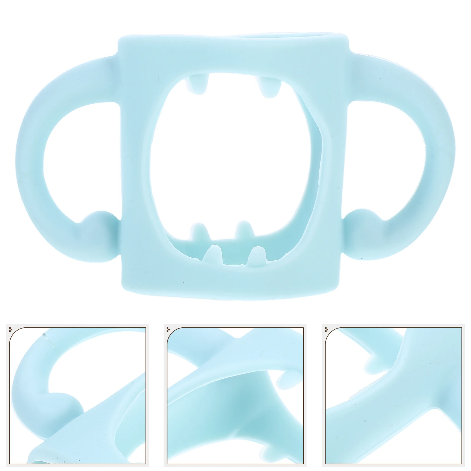 

Силиконовая защита для детских бутылочек, 50 мл, стеклянный рукав, небесно-голубой, прочный, легкий, небьющийся, термостойкий, легко чистится, съемный