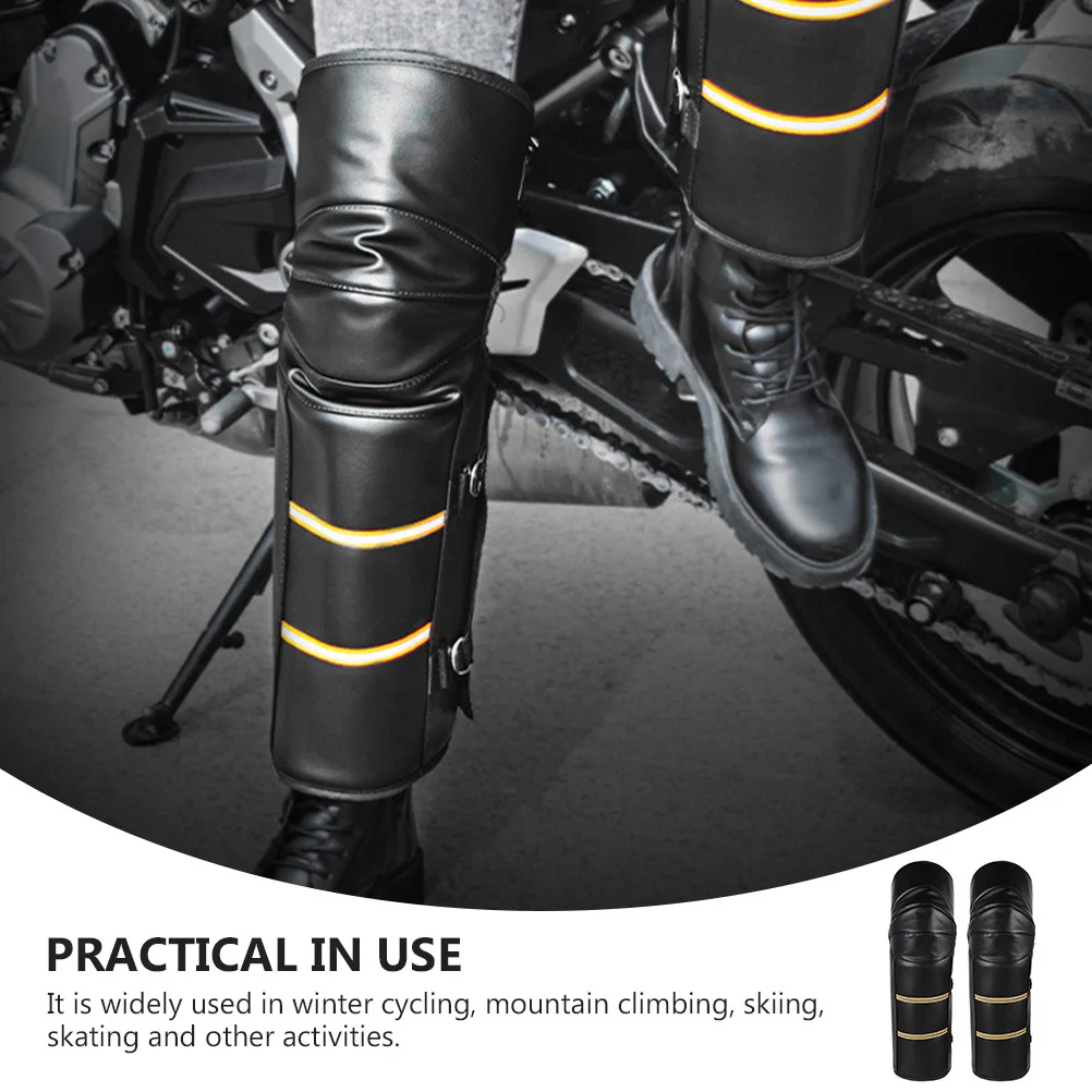 

2 шт., защитные ограждения для мотоцикла, ночные светоотражающие полосы, ветрозащитные, водонепроницаемые, зимние, безопасные, теплые накладки для мотоцикла