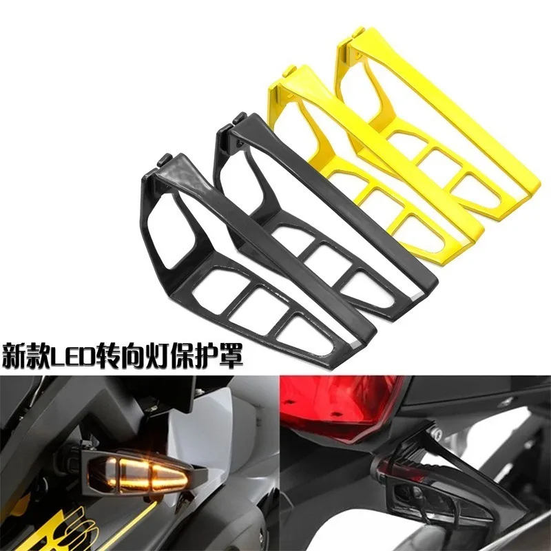 LED Front & Rear Turn Signal Light Cover, Replacement Lamp Housing Shell for Motorcycle Indicator Light Protection