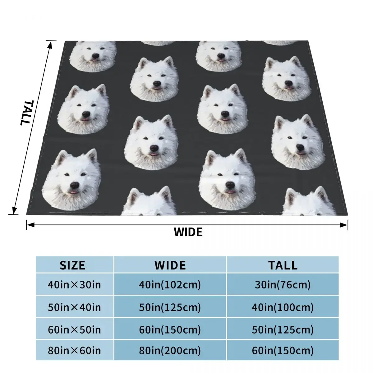 Samoyed- Stunning Dog! Throw Blanket Sofa Quilt Furrys manga Blankets