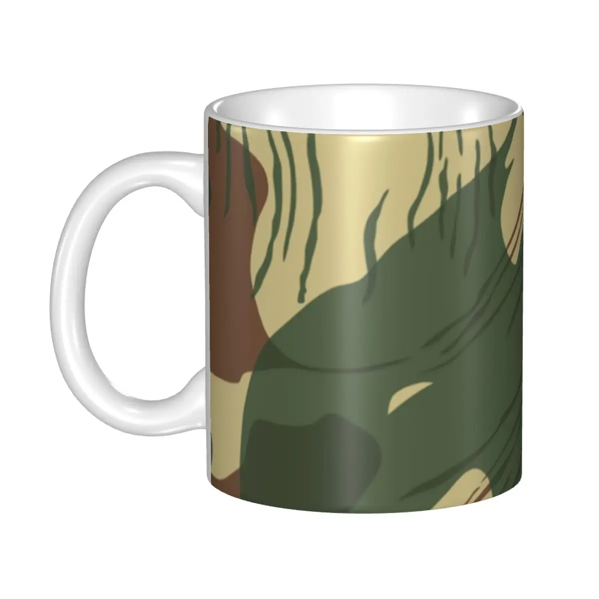 

Customized Rhodesian War Camouflage Mug DIY Camo Ceramic Tea Milk Coffee Cups