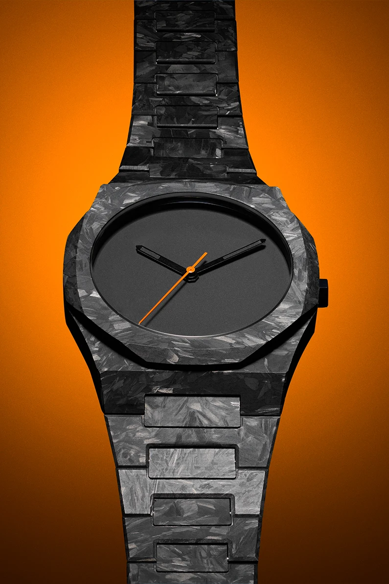 2025 NewMen ساعة الأعمال الكلاسيكية الأرقام العربية البولي كربونات ساعة كوارتز موضة ساعة رياضية سليم مقاوم للماء على مدار الساعة #2