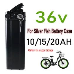 36V 10AH 15AH 20AH Lithium Silver Fish Batterie Akku for 350W 500W 750W 1000W  Li-ion Battery Pack