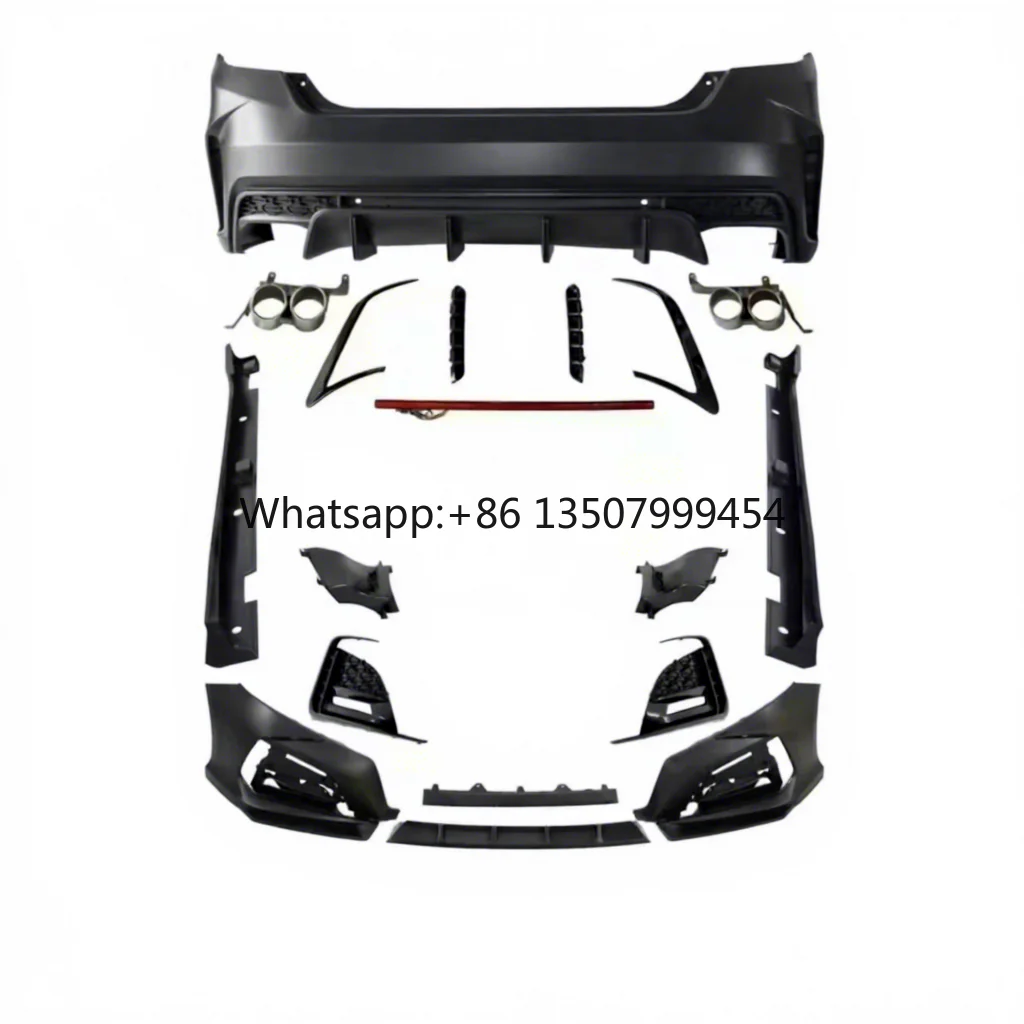 OEM Fit Yofer Style Body Kit for 2018-2022 Accord 10th Gen PP Plastic Front Bumper Rear Side Skirts