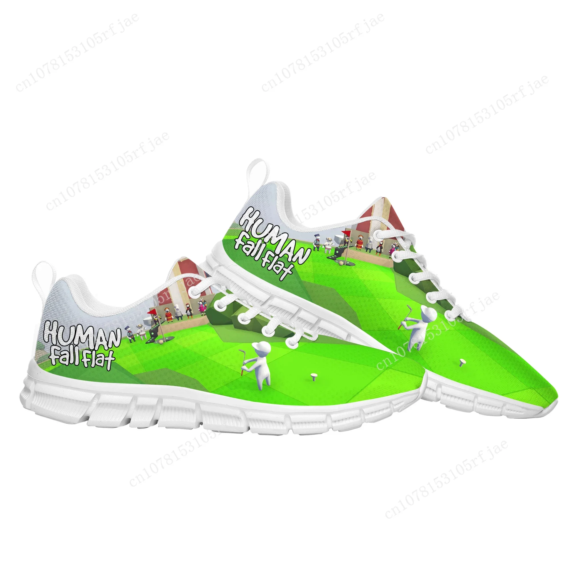 

Anime Cartoon Game Human Fall Flat Sports Shoes High Quality Men Women Teenager Children Sneaker Tailor Made Couple Built Shoes