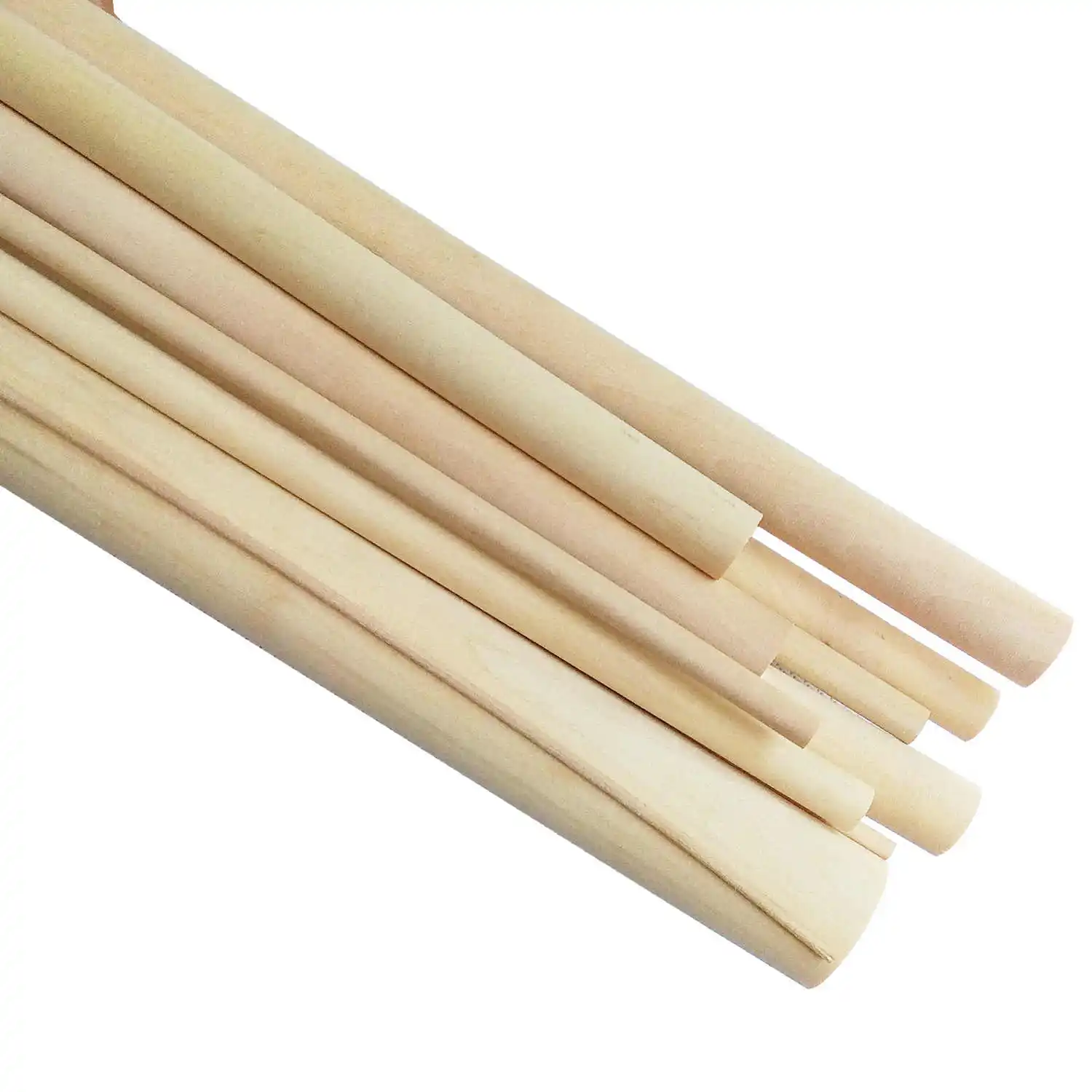 1/2Pcs Round Wooden Rod L=300mm Solid Wood Strip DIY Model Material Accessories Diameter 3/5/8/10/12/15/18/20/25/30/40/50mm