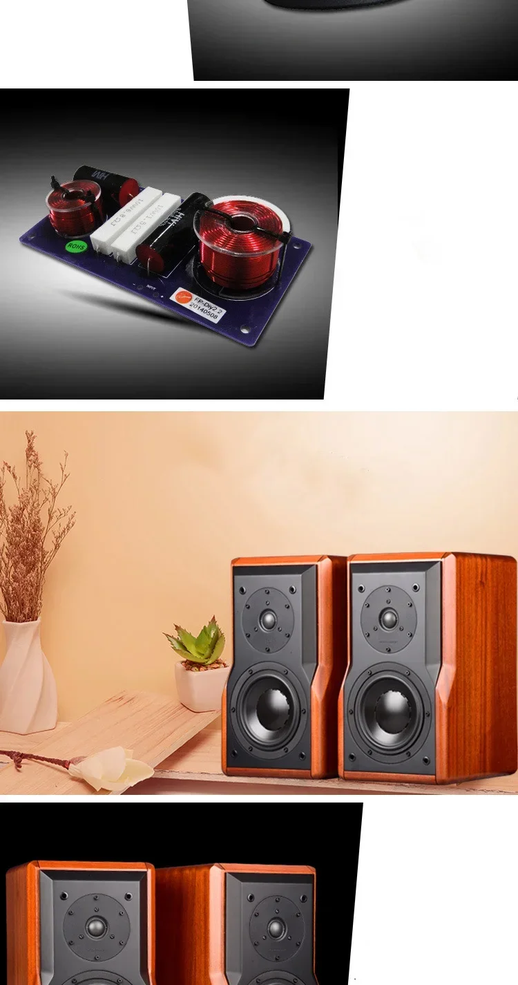 Vofull 2021 New Design Wood Super Bass Stereo Audio Sound Hifi Bookshelf Speaker With USB SD MMC Card