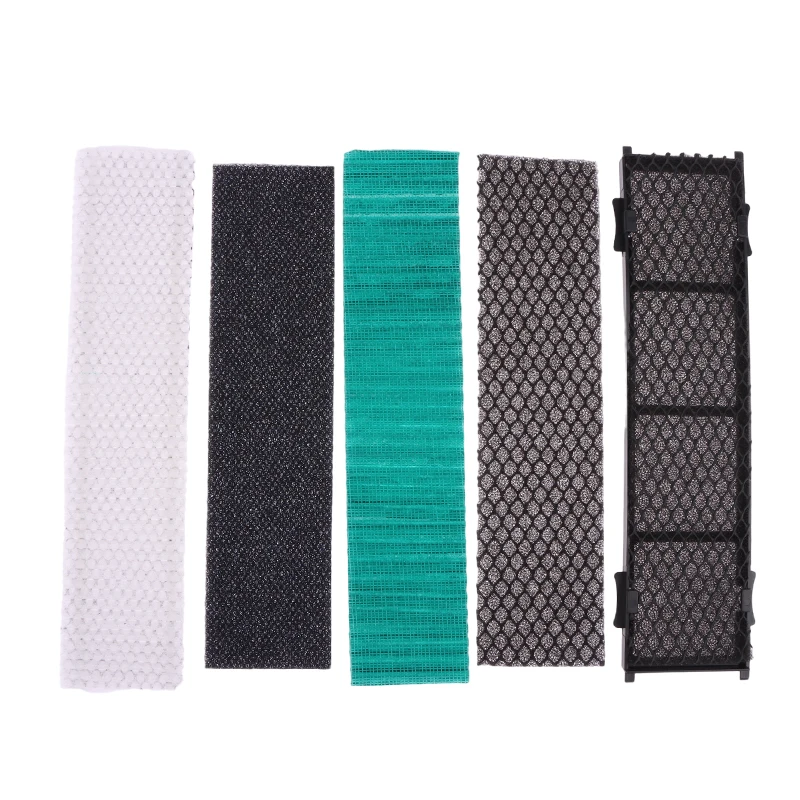 1/2Pcs Air Conditioner Filter Sterilization Cotton Sheet Antibacterial Filter Elements And Holder