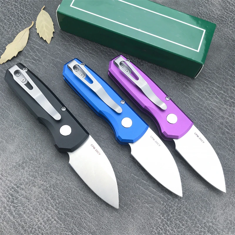 2025 Pro 5101 Mini Assisted Pocket Knife D2 Satin Wharncliffe Blade Aluminum Handles Outdoor Tacticals Knives Camping Tool