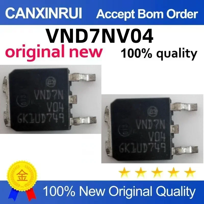 (5-100 pieces) Brand new stock VND7NV04 TO-252 VND7N