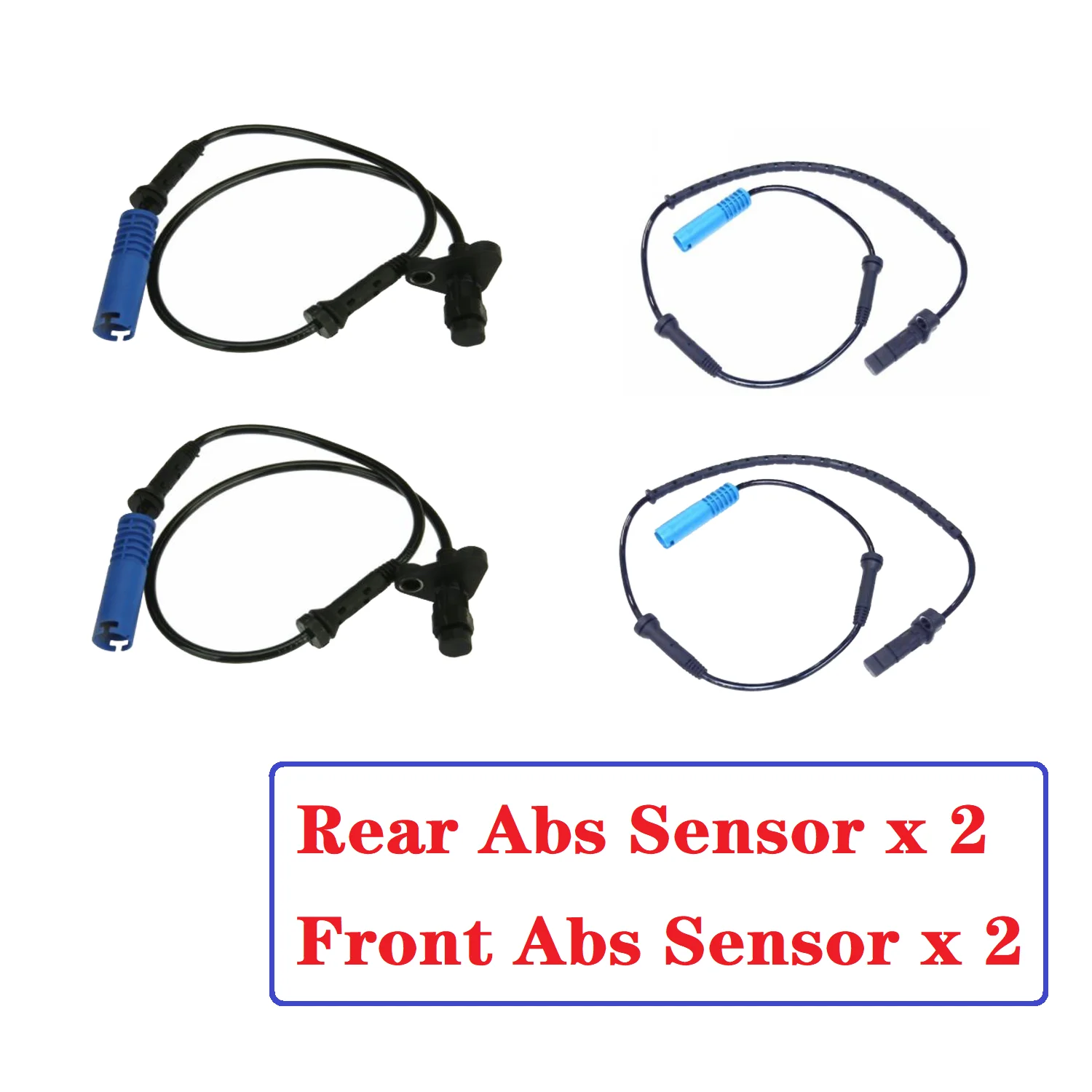 

Abs Wheel Speed Sensor Front/Rear Left&Right For BMW 525i 528i 530i 540i M5 34520025723, 34521165534, 34526756375, 34526756376