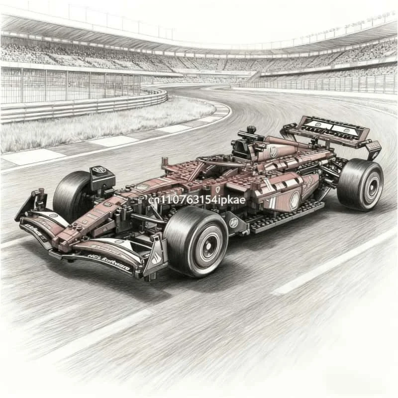 

1361Pcs technology Racing Building Blocks Mechanical Group Building Blocks Assembly Model Toys Adult Christmas Gifts