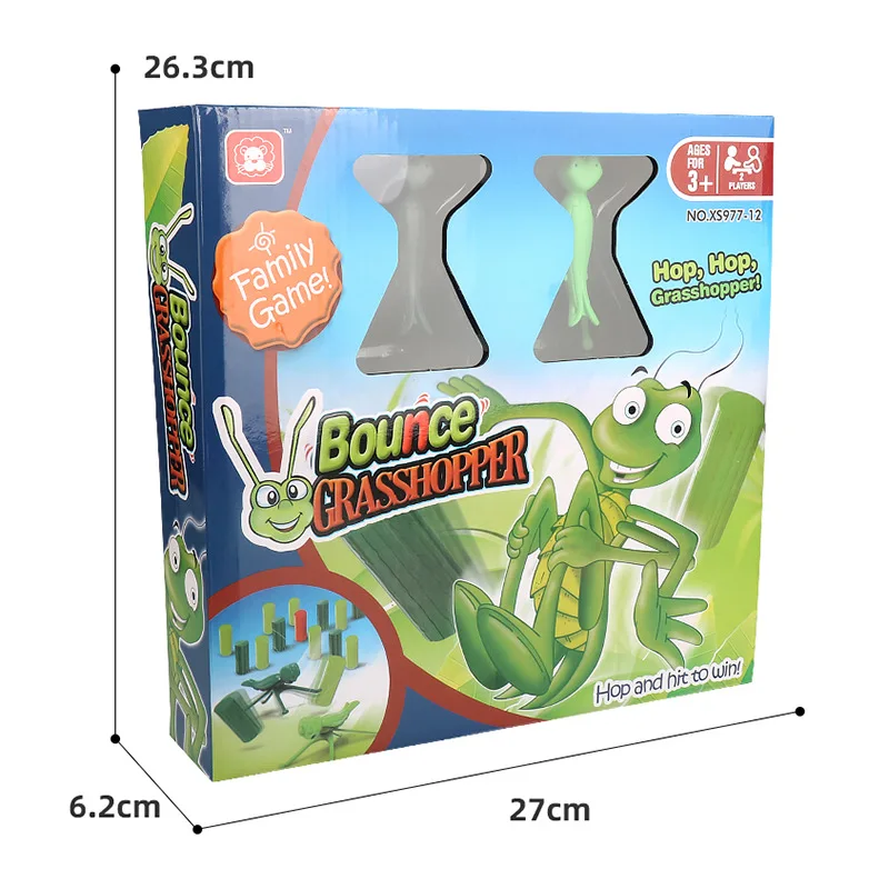 Family Board Games Plastic Interactive Indoor Tabletop Toys Bounce Grasshopper Educational Brain Games For Children Kids Gift