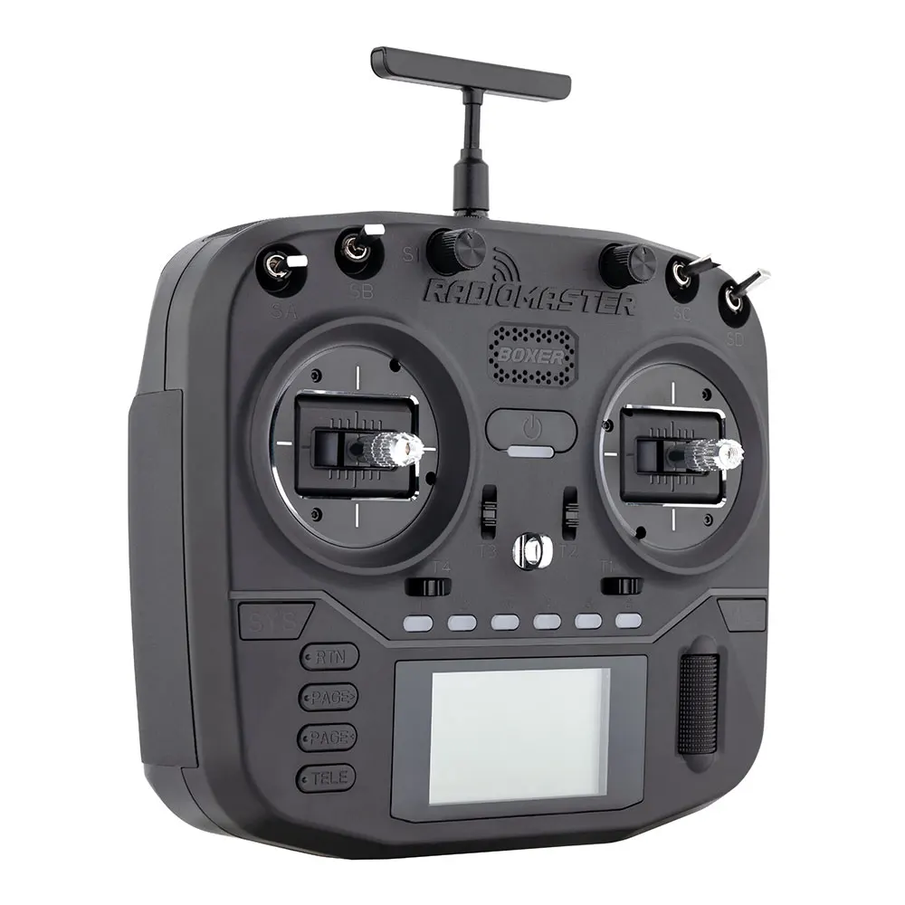 RadioMaster Boxer 2.4G 16ch Hall Gimbals Transmissor Controle Remoto ELRS 4 em 1 CC2500 Suporte EDGETX para RC Drone