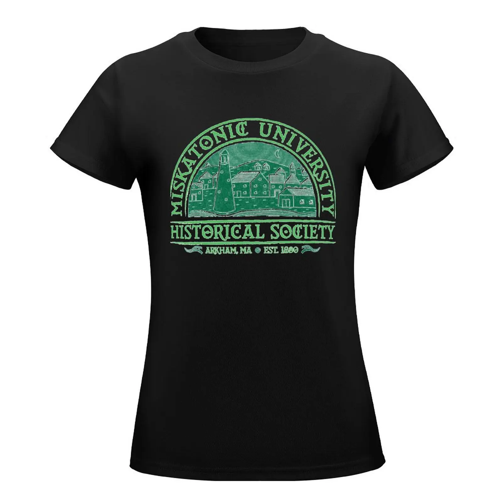 Miskatonic Historical Society T-Shirt lady clothes vintage shirts graphic tees customs tight shirts for Women