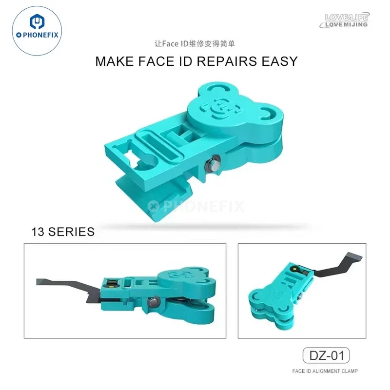 Imagem -05 - Mijing-dot Matrix Calibrador de Precisão Fixação de Alinhamento Mola Ajustada para Iphone 13 a 15pm Dz01 Ycs-f15 Face id