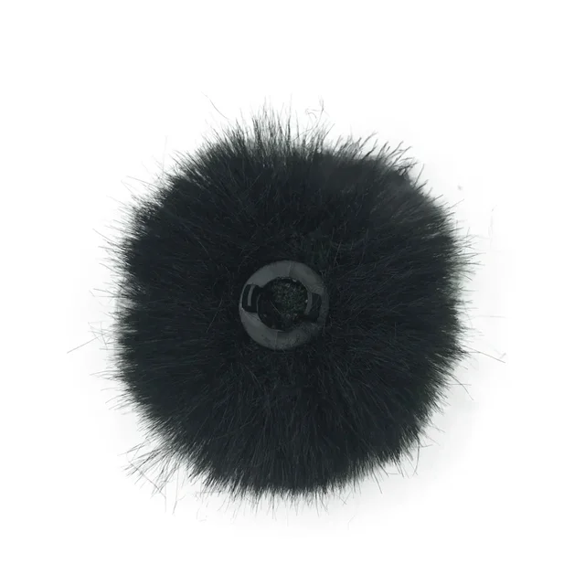 Canfon Furry Windproof Windscreen kompatybilny z mikrofonem bezprzewodowym RODE Wireless GO I i Saramonic Blink500