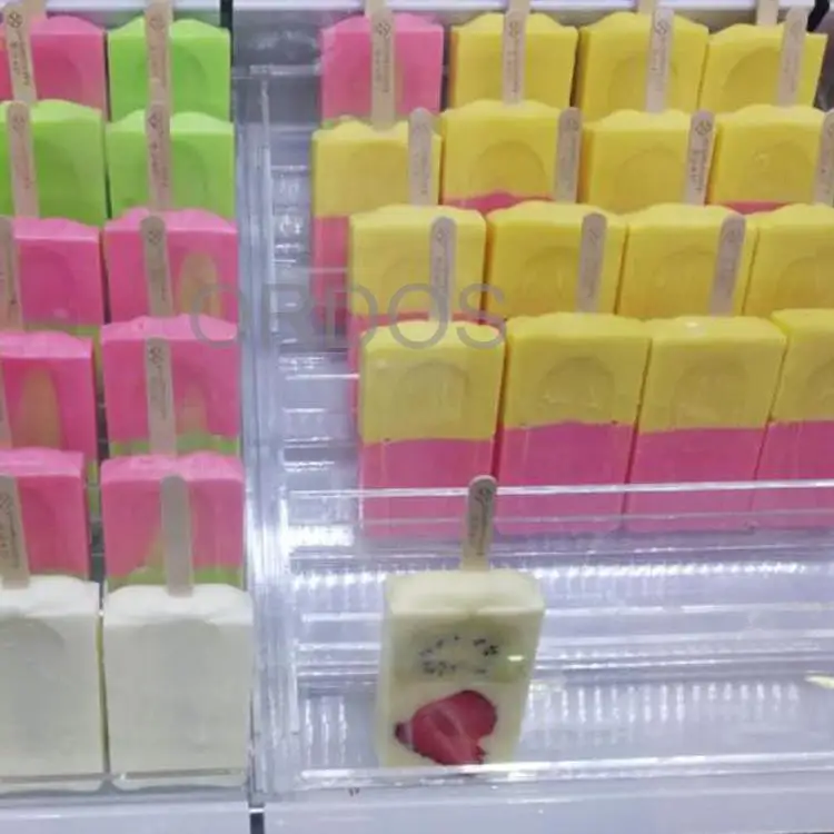 Outdoor Ice Cream Sales Display Cabinet Popsicle Machine Glass Door Refrigerator Factory Direct Sales Factory Price