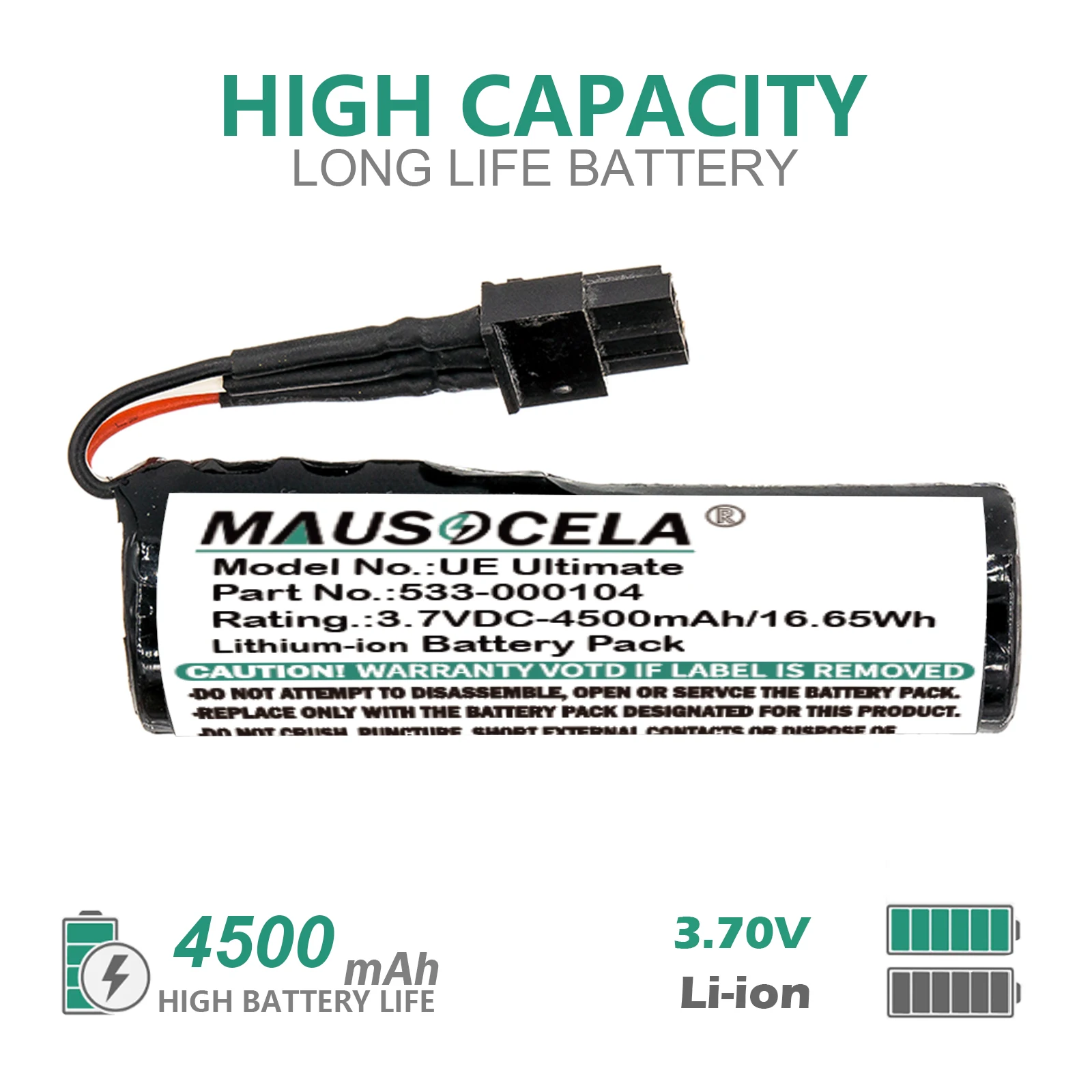 4500Mah Speaker Bat…
