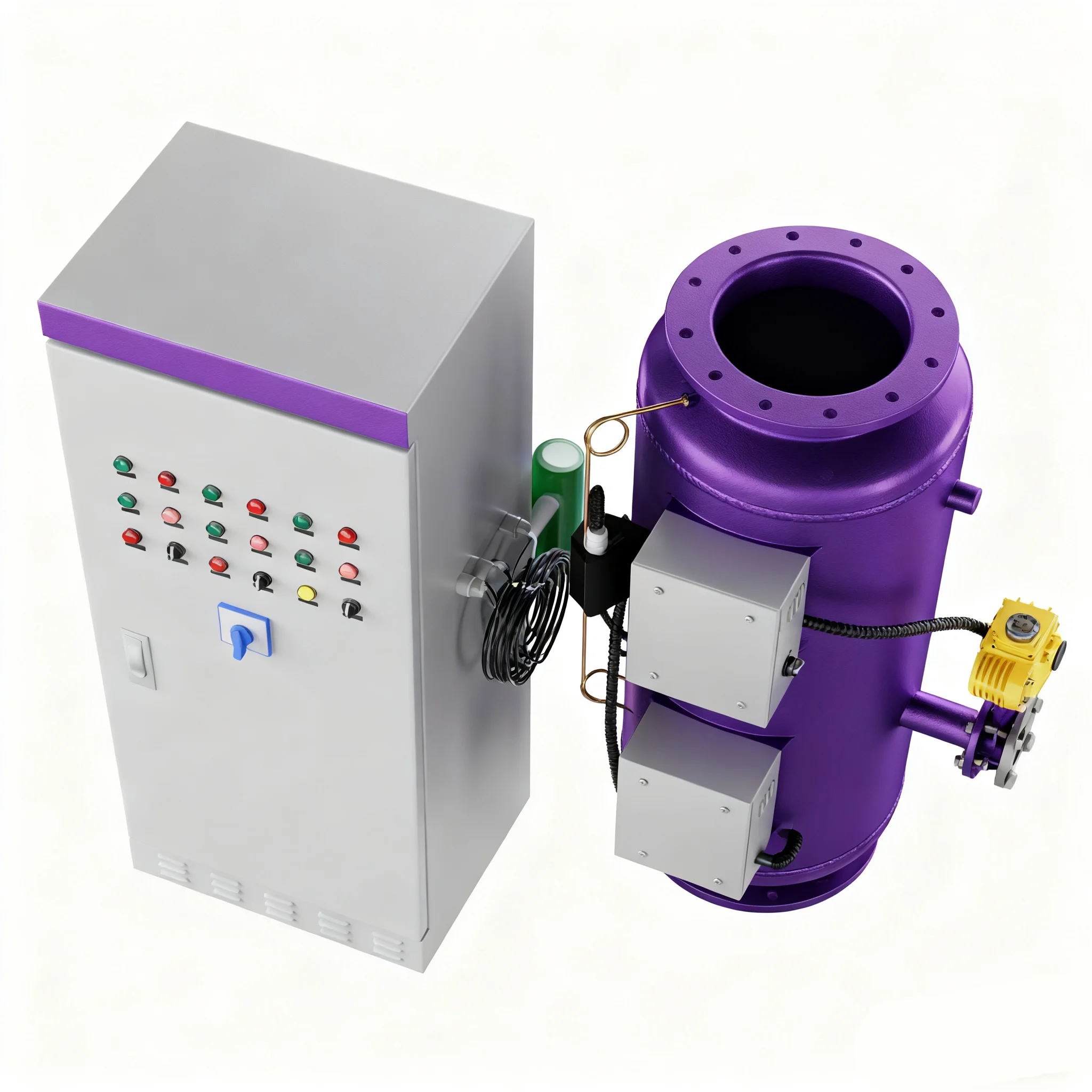 Electronic Water Processor Domestic Water Supply Scale Removal Sterilization Pipe Protection DN25-700 AC160-240V