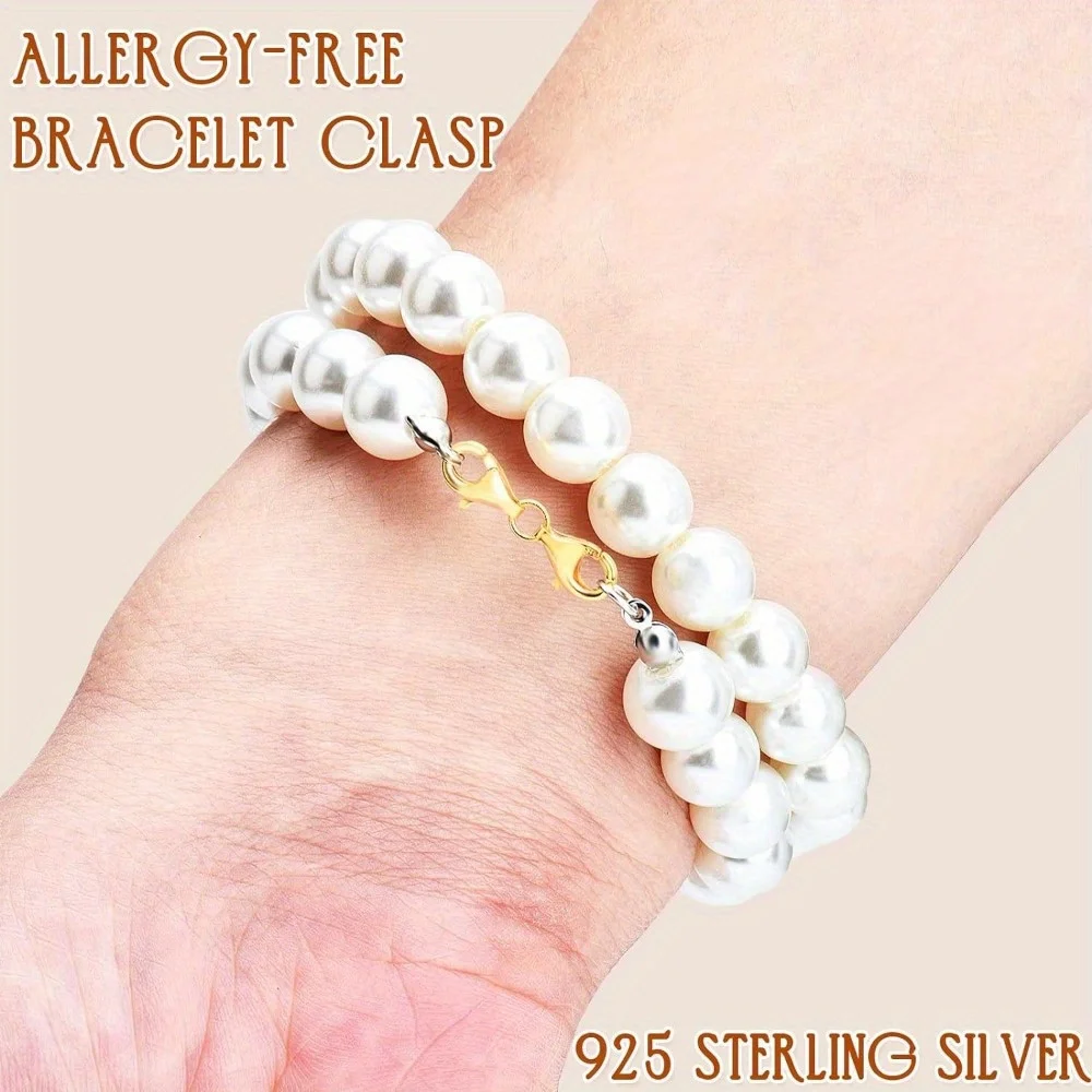 4pcs Double Lobster Clasp 14K Gold Plated  Necklace Clasp Classic Double End Design Necklace Clasps and Closures