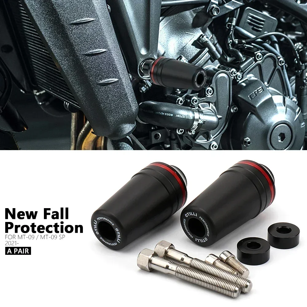 2021 2022 2023 New Frame Sliders Crash Protector For YAMAHA MT09 SP MT 09 MT-09 Motorcycle Accessories Falling Protection Pad