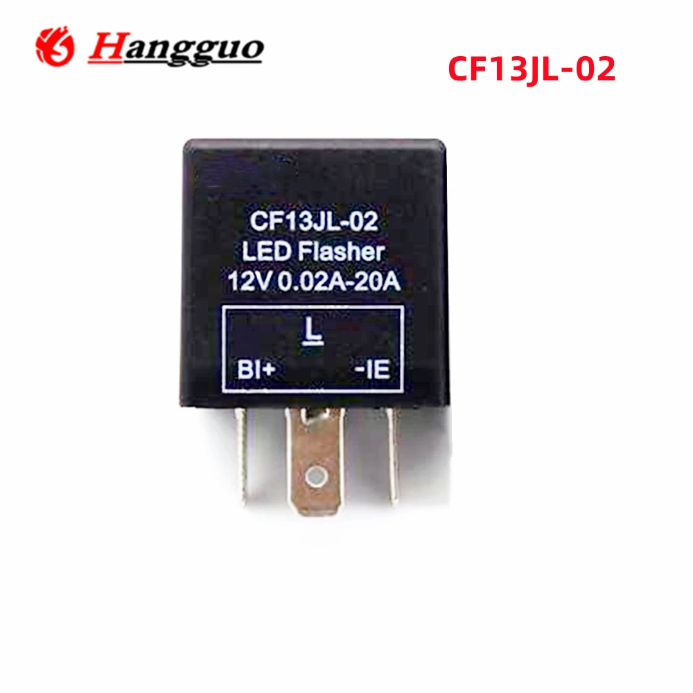 2PCS/Lot Original CF13JL-02 12V 3 pin CF14JL-02 fixed control turn signal car motorcycle LED flash relay