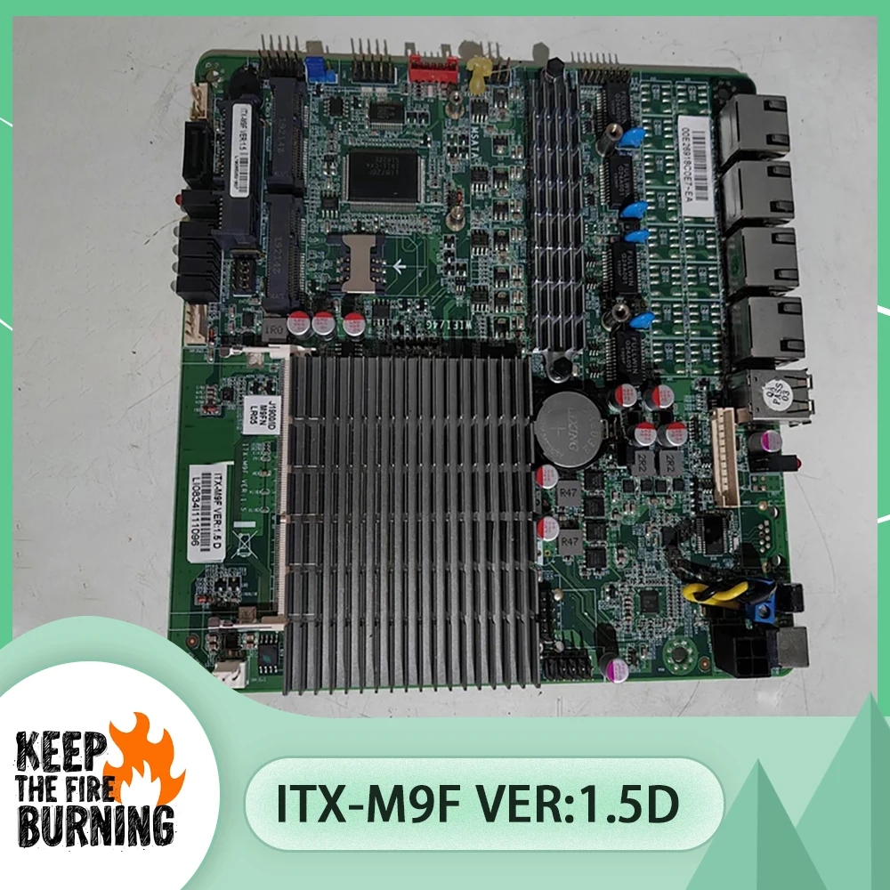 

ITX-M9F VER:1.5D Материнская плата промышленного управления с четырьмя сетевыми портами J1900 DDR3