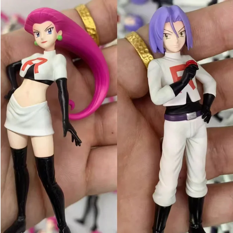 【Heißer Verkauf】Anime Pokemon Figur Rocket Team Actionfiguren 3-11 cm PVC Actionfiguren Sammlung Modell Spielzeug Geschenke