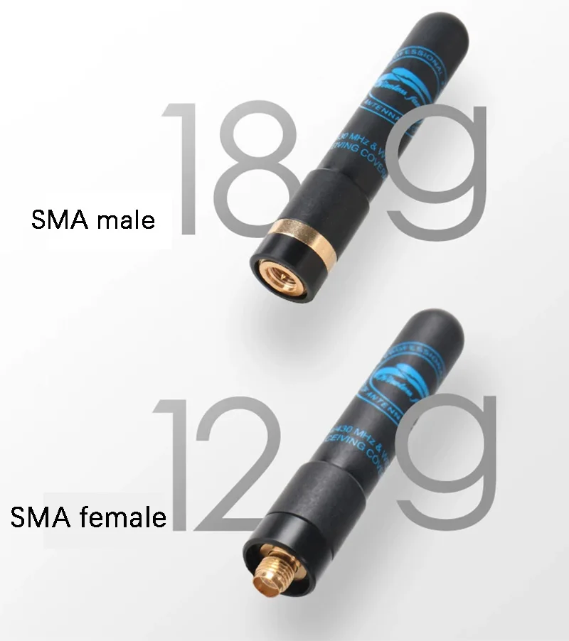 Eagle SRH920 UV dual-section handheld antenna handheld short antenna 7cm walkie-talkie antenna SMA male/female