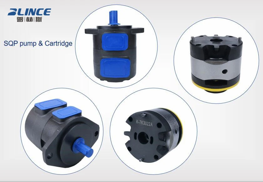 Blince Tokimec Type Cartridge Kits SQP12, SQP13, SQP23, SQP14, SQP24, SQP34 Double Hydraulic Vane Pump for Cutting ry