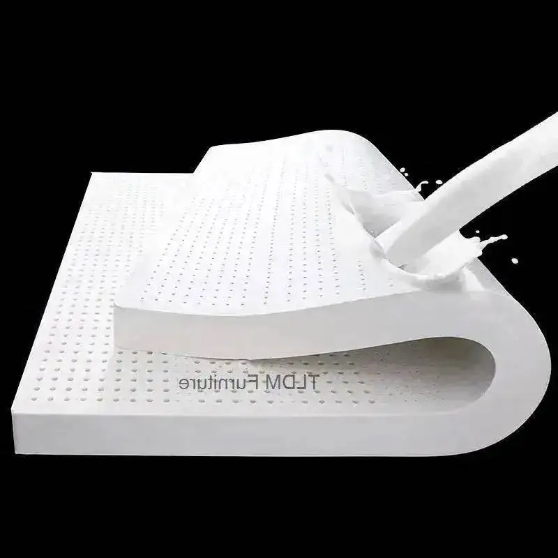 Hotel Mat Thickness Mattress Soft Light Luxury Tatami Thailand Bedroom Furniture 6/10/12cm Natural Cushion Double Latex Mattress