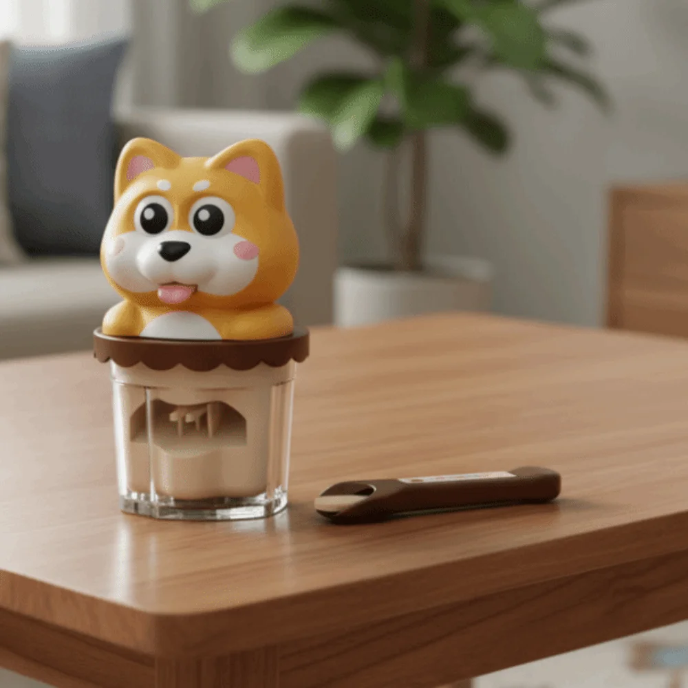 Voedselvoeding Pudding Hondenset Voeden Rollenspel Vroeg onderwijs Pratende pudding Hond Fantasiespel Japans speelhuis Cadeau