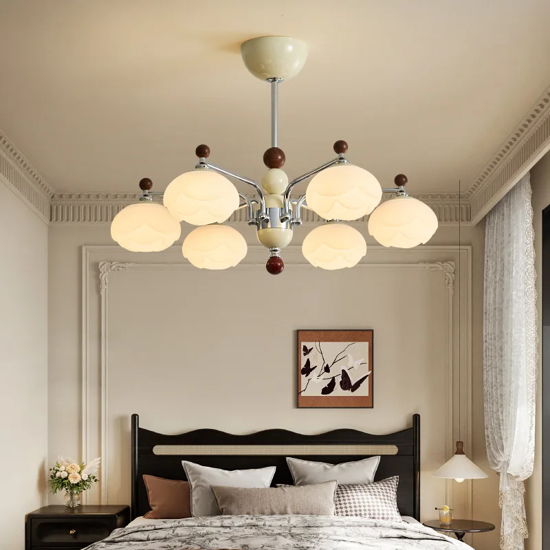 SANDYHA Stylish Medieval Pendant Lights LED Lamps for Living Room Bedroom Ceiling Chandelier Study Lighting Fixtures Elegant